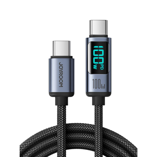 Braided USB Cable with digital power display screen