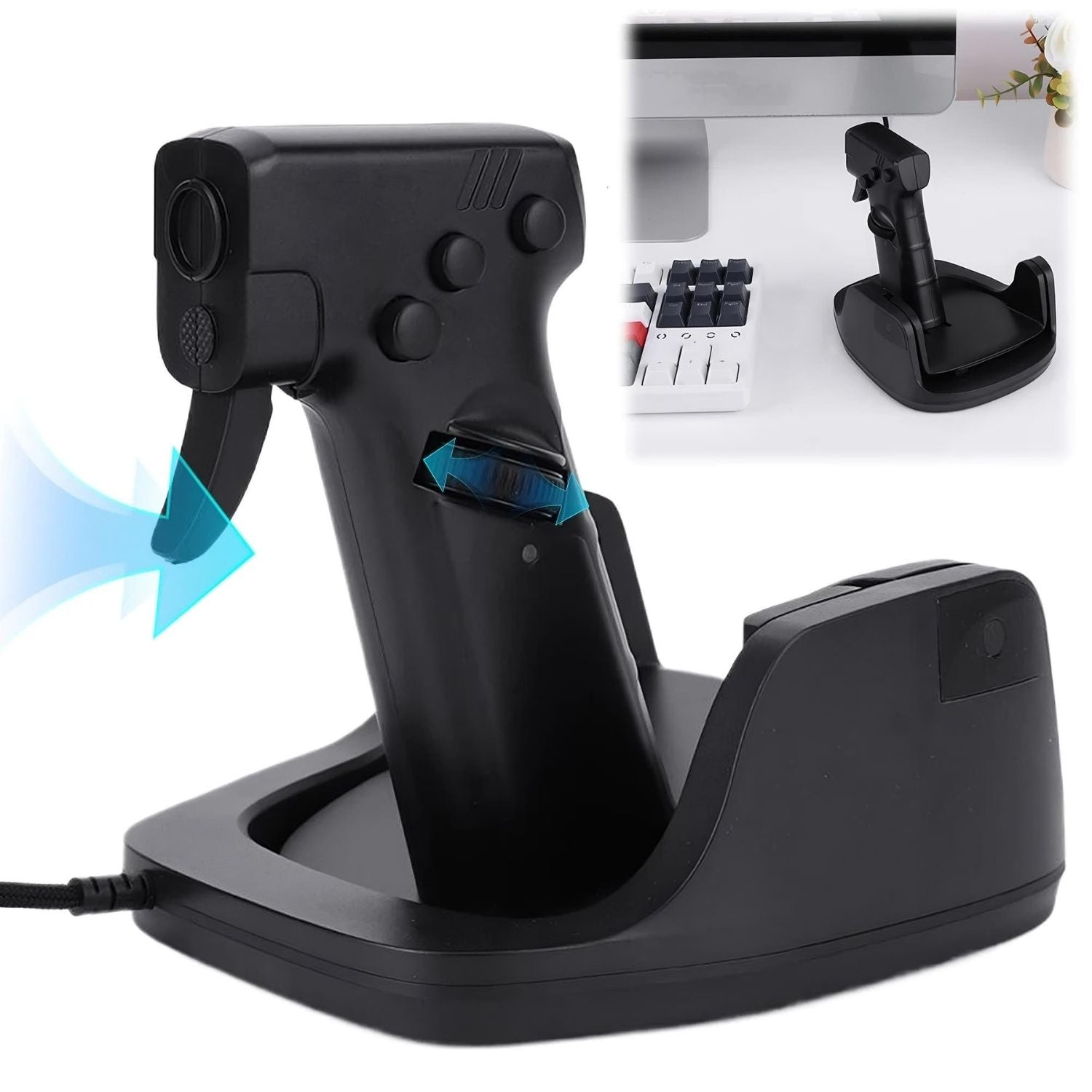 Gun Style Vertical Gaming Mouse ergonomic FPS design