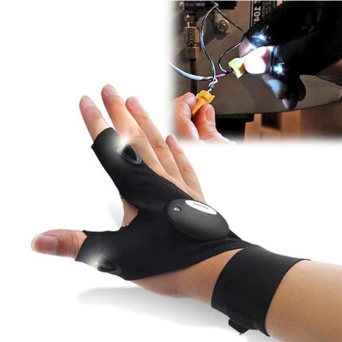 LED Gloves Light hands-free flashlight work gloves