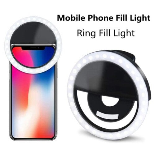 Selfie Ring Light for Phone clip-on LED for perfect selfies