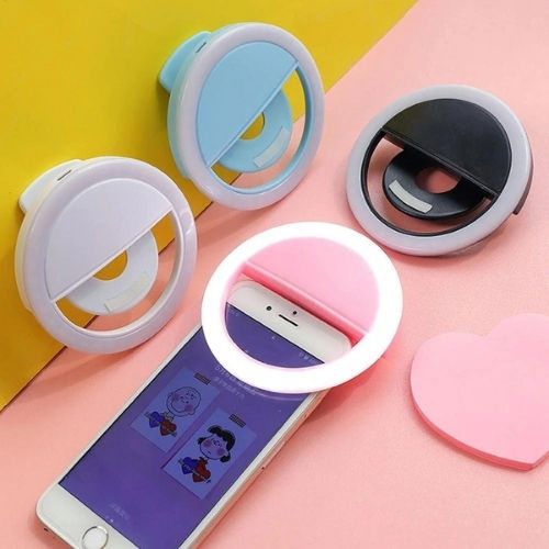 Clip-on phone ring light 3 modes adjustable brightness