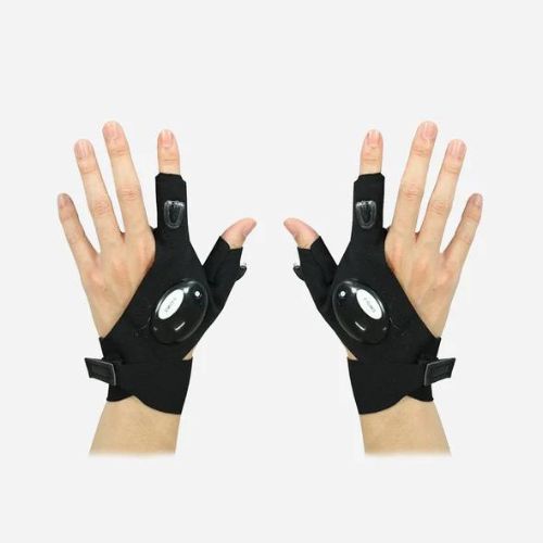 Waterproof LED gloves light for outdoor and DIY work
