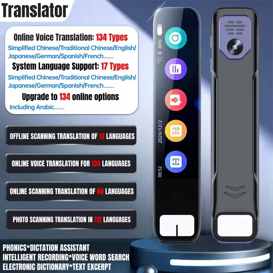 GPT AI Pen smart language translator for travel and business