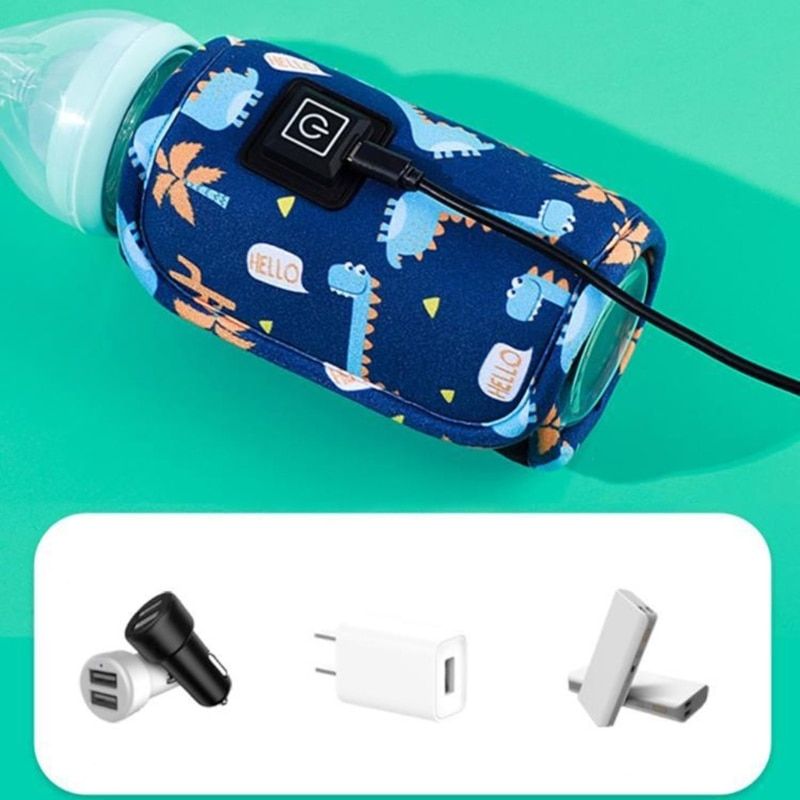 USB portable baby bottle warmer for car and travel