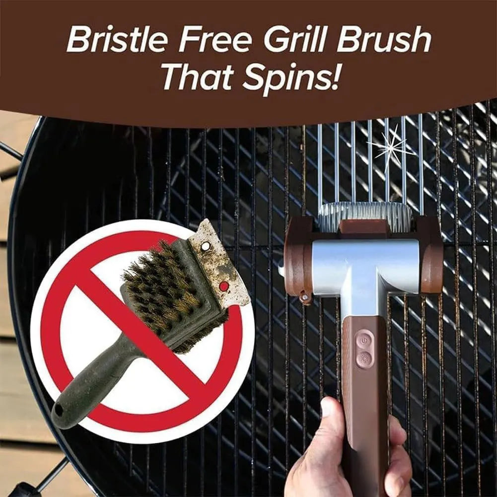 Electric Grill Cleaner set with BBQ accessories